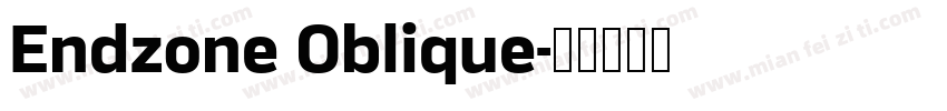 Endzone Oblique字体转换